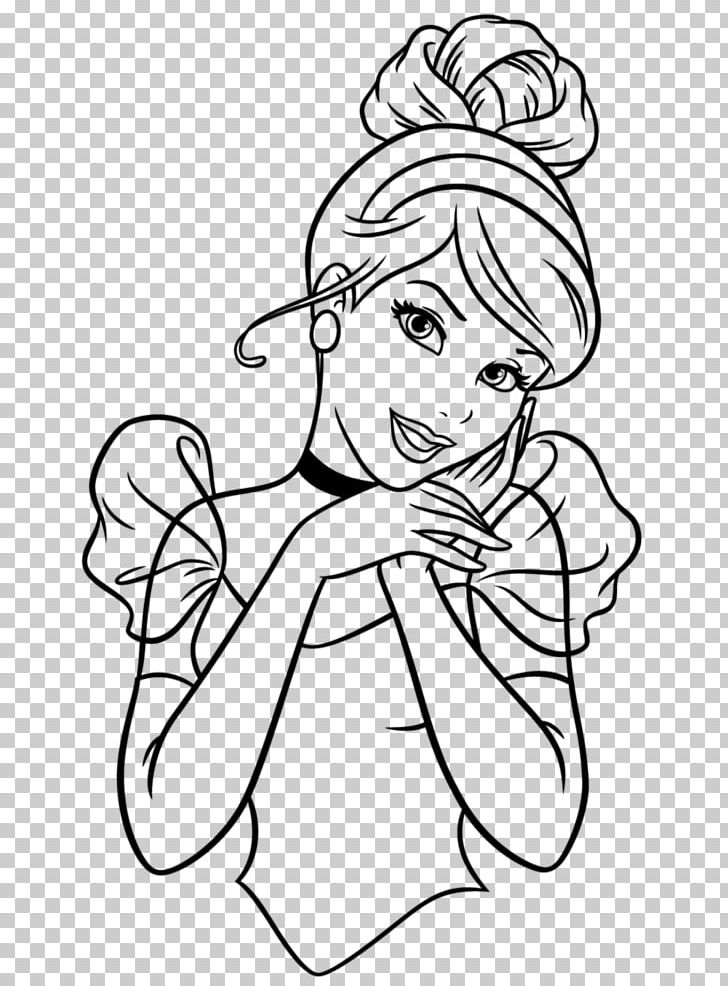 Cinderella Rapunzel Drawing Coloring Book Ariel PNG, Clipart, Arm, Black, Cartoon, Child, Cinderella Iii A Twist In Time Free PNG Download