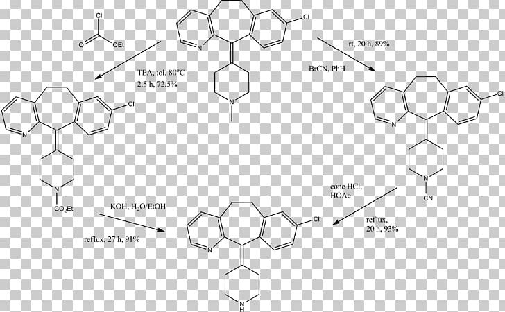 Contemporary Drug Synthesis /m/02csf Desloratadine Circle PNG, Clipart, Angle, Antagonist, Area, Black And White, Circle Free PNG Download