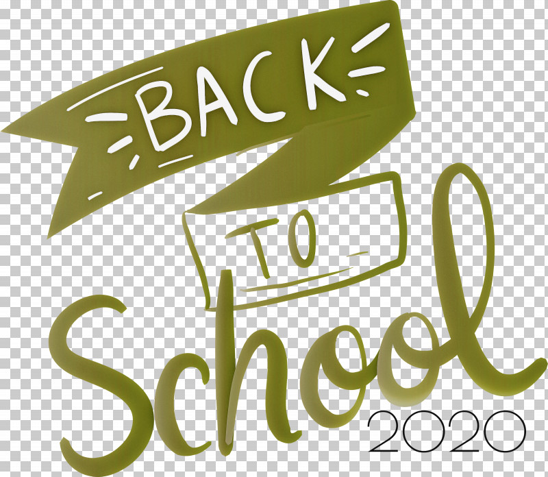 Back To School PNG, Clipart, Area, Back To School, Green, Line, Logo Free PNG Download