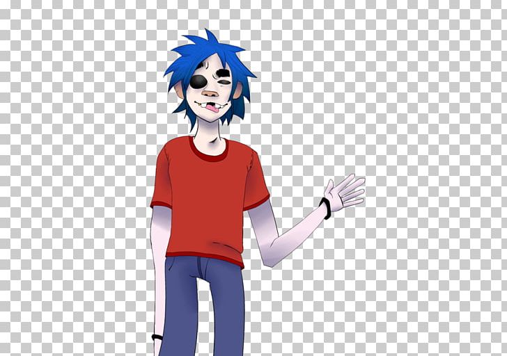 2-D Gorillaz Slenderman PNG, Clipart, Anime, Arm, Art, Black Hair, Cartoon Free PNG Download