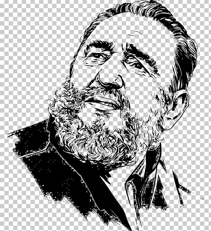 Fidel Castro Cuban Revolution T-shirt PNG, Clipart, Beard, Black And White, Castro, Cuban Revolution, Fictional Character Free PNG Download