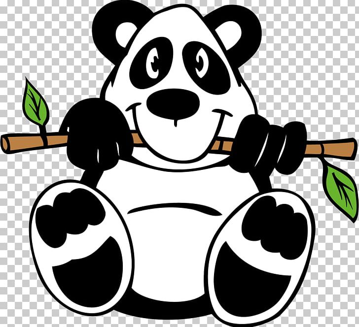 Giant Panda Bear Bamboo PNG, Clipart, Animals, Artwork, Bamboo, Bear, Black And White Free PNG Download