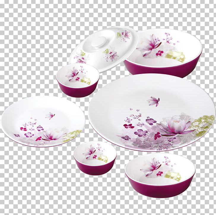 Tableware Porcelain Plate Bowl Lilac PNG, Clipart, Bowl, Cup, Dinner, Dinnerware Set, Dishware Free PNG Download