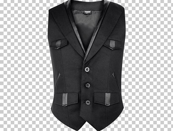 Waistcoat Hoodie Jacket Steampunk Clothing PNG, Clipart, Black, Blazer, Button, Clothing, Fashion Free PNG Download