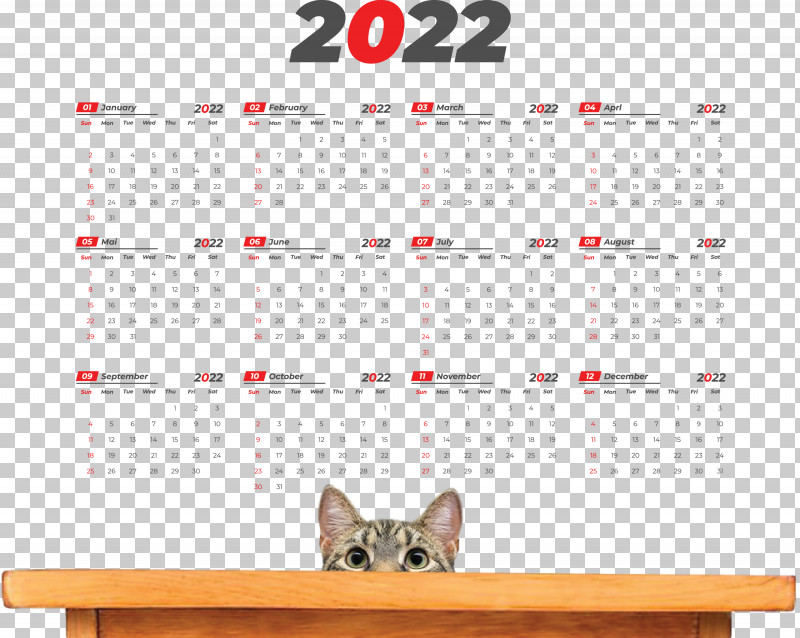 2022 Yeary Calendar 2022 Calendar PNG, Clipart, Calendar System, Impartiality, Lookup Table, Melody, Microsoft Excel Free PNG Download