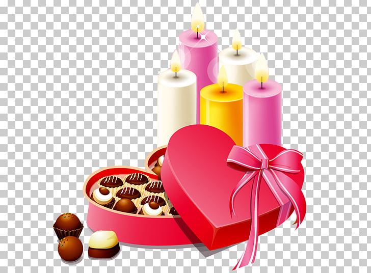 Chocolate Heart Gift Valentines Day PNG, Clipart, Cake, Candle, Candles, Chocolate, Chocolate Box Art Free PNG Download