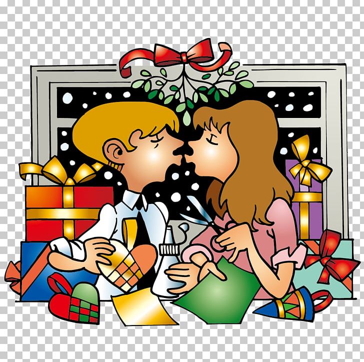 Santa Claus Christmas PNG, Clipart, Adobe Illustrator, Art, Artwork, Cartoon, Cartoon Couple Free PNG Download