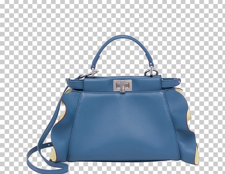 Tote Bag Leather Handbag Satchel Fendi PNG, Clipart, Azure, Bag, Blue, Brand, Clothing Accessories Free PNG Download