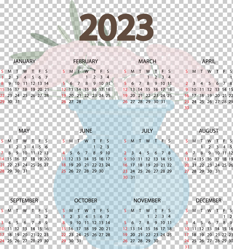 Calendar 2023 Calendar Year Week 2026 PNG, Clipart, Calendar, Calendar Year, February, Month, Time Free PNG Download