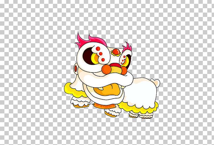 Lion Dance Chinese New Year Cartoon PNG, Clipart, Animals, Art, Balloon Cartoon, Beak, Bird Free PNG Download