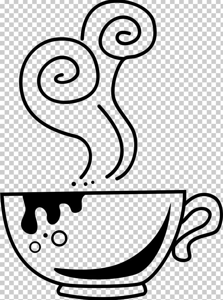 Coffee Cup Drawing Line Art PNG, Clipart, Area, Art, Artwork, Black, Black And White Free PNG Download