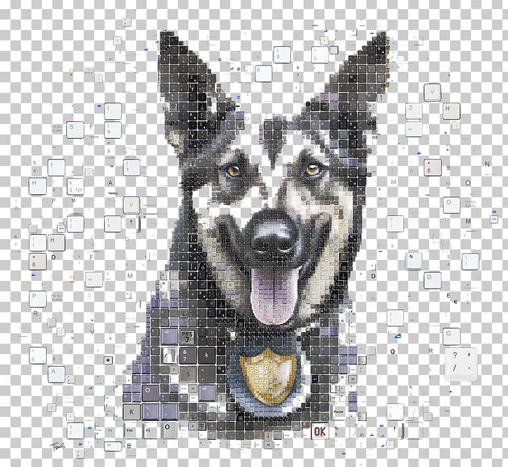 Mosaic Digital Art Graphic Design Illustration PNG, Clipart, Art, Australian Cattle Dog, Carnivoran, Dog Breed, Dog Breed Group Free PNG Download