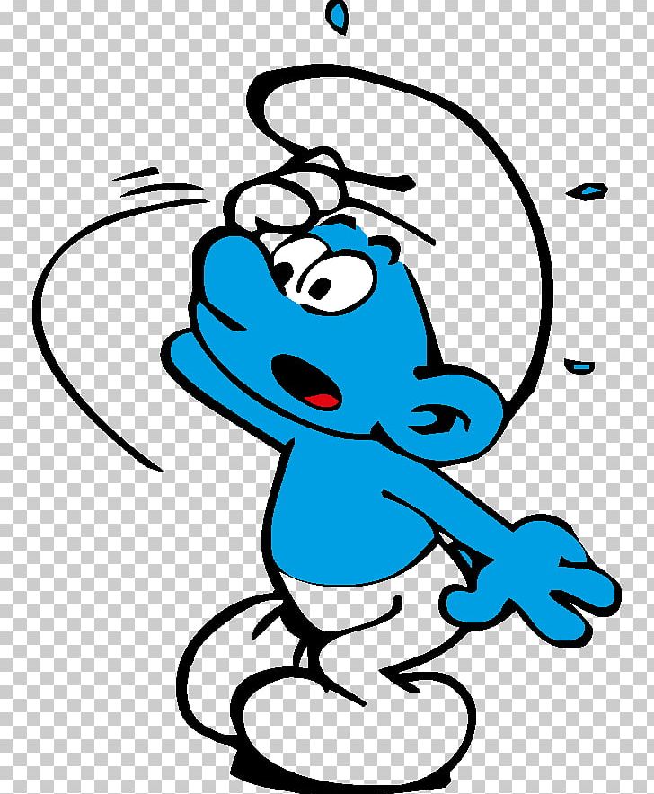 The Smurfs GIF Papa Smurf PNG, Clipart, Area, Art, Artwork, Beak, Black And White Free PNG Download