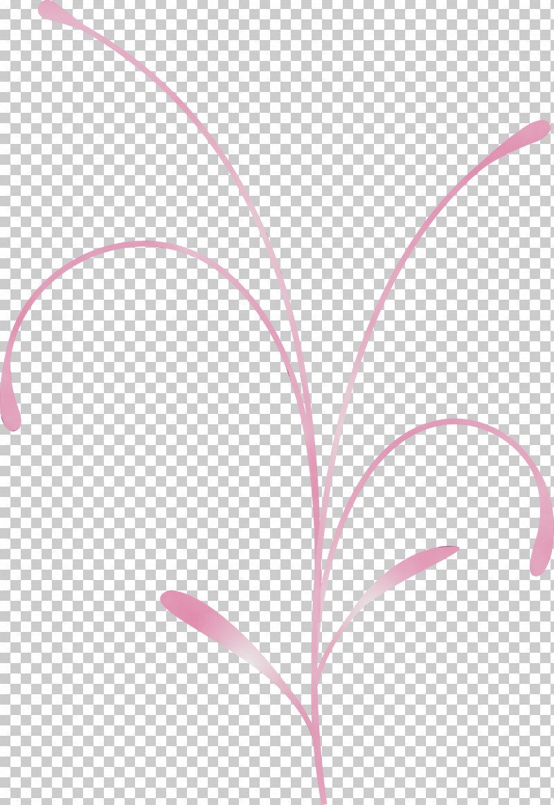Pink Leaf Line Plant Flower PNG, Clipart, Easter Flower, Flower, Leaf, Line, Magenta Free PNG Download