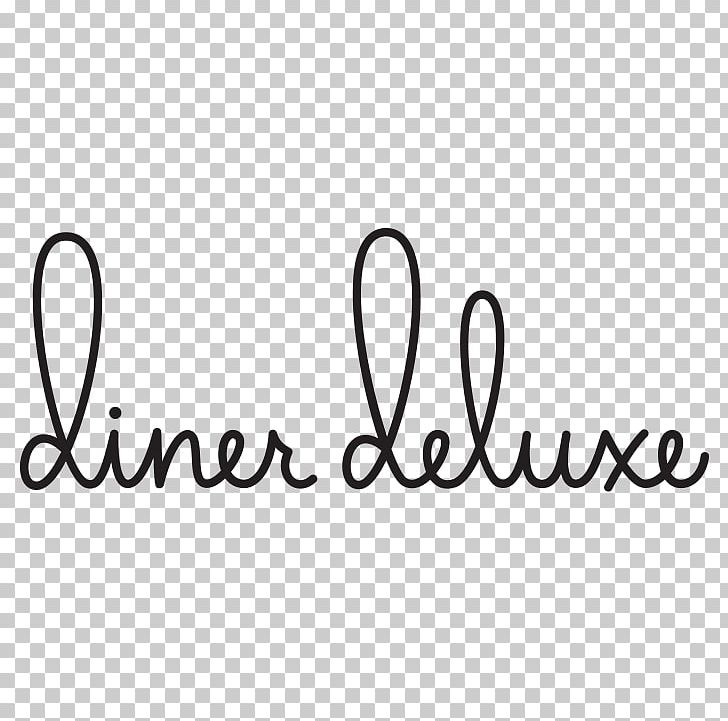 Diner Deluxe Logo Brand Font Calligraphy PNG, Clipart, Angle, Area, Black, Black And White, Black M Free PNG Download