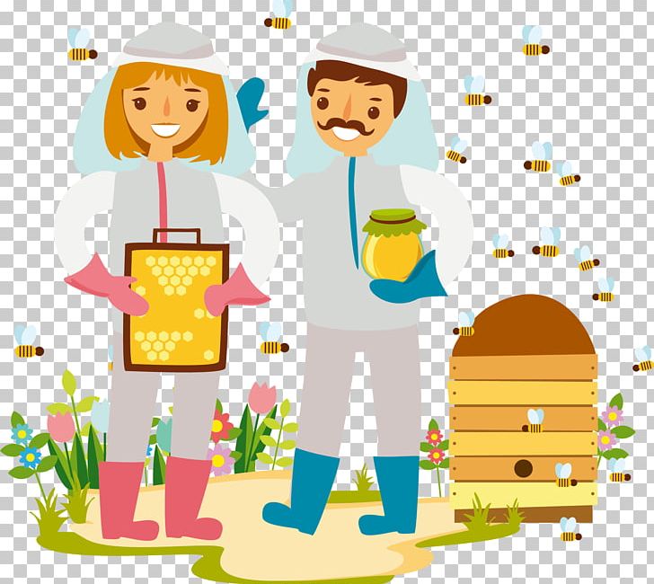 Beekeeper Beekeeping Illustration PNG, Clipart, Adobe Illustrator, Apiary, Area, Art, Artwork Free PNG Download