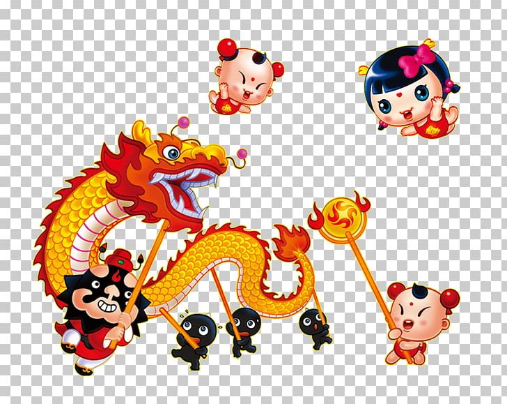 China Lion Dance Dragon Dance Chinese New Year PNG, Clipart, Animals, Balloon Cartoon, Cartoon, Cartoon Character, Cartoon Doll Free PNG Download
