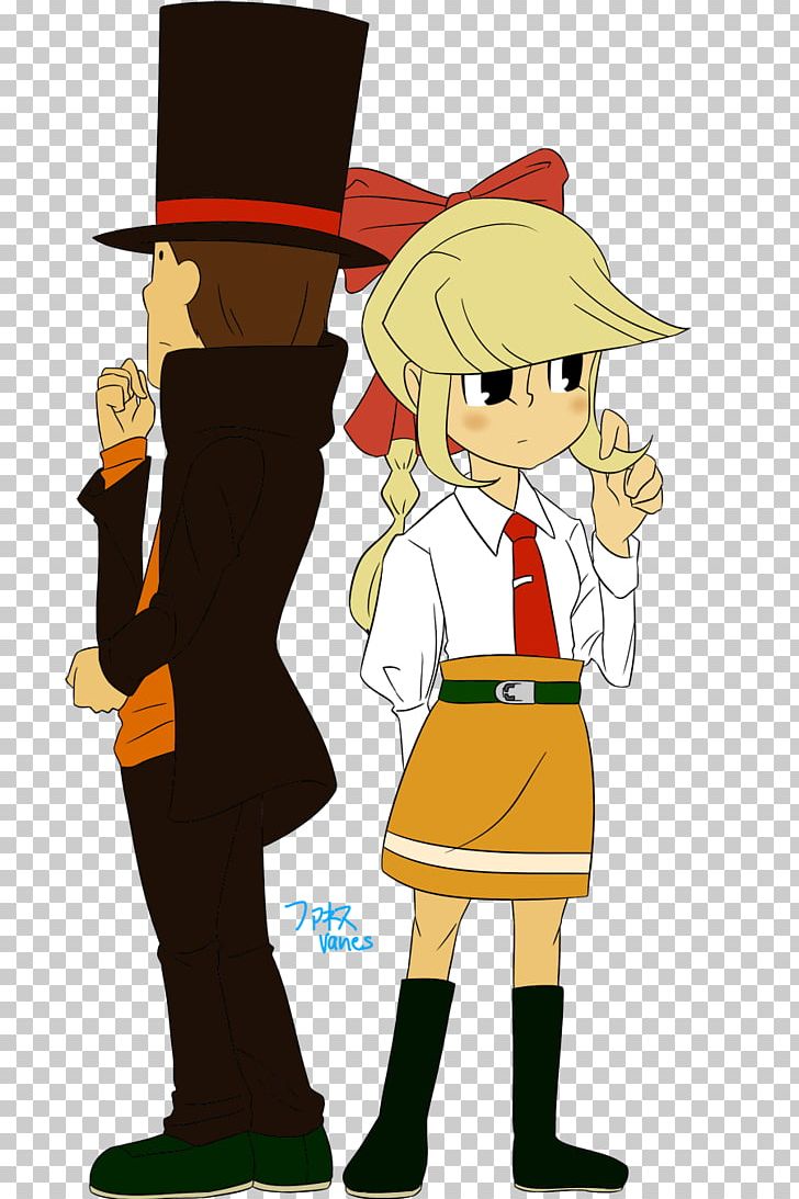 Professor Layton Fan Art Illustration Game PNG, Clipart, Art, Cartoon, Character, Clothing, Costume Free PNG Download