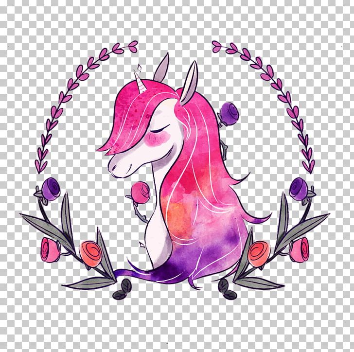 Unicorn Valley Paper Drawing PNG, Clipart, Art, Drawing, Fantasy, Fictional Character, Flower Free PNG Download