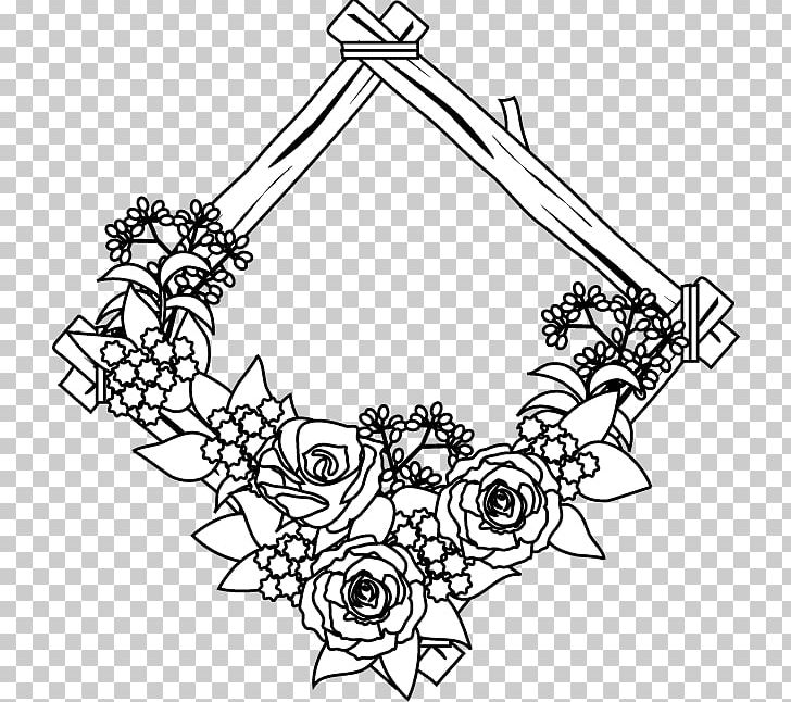 Flower Line Art Drawing Floral Design PNG, Clipart, Area, Arrangement, Art, Artwork, Black And White Free PNG Download