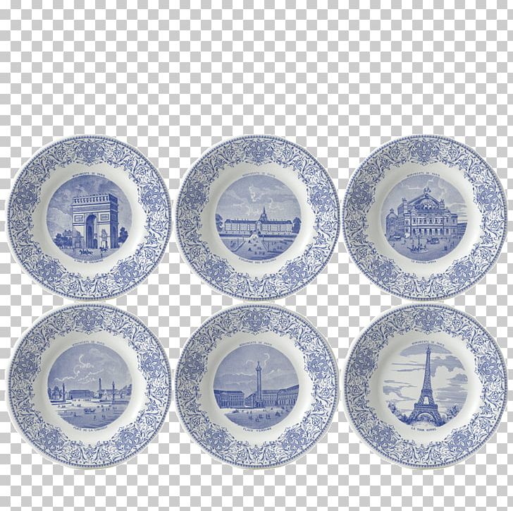 Plate Paris Dessert Monument Gien PNG, Clipart, Blue And White Porcelain, Ceramic, Dessert, Dinner, Dishware Free PNG Download