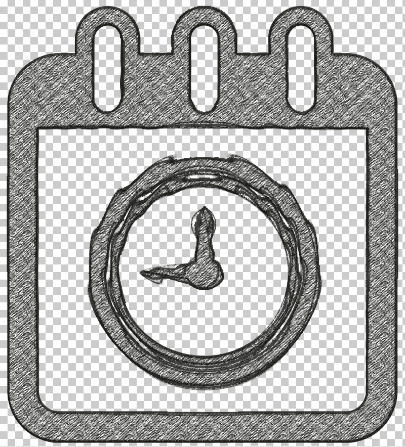 Calendar Page With Circular Clock Symbol Icon Calendar Icons Icon Calendar Icon PNG, Clipart, Analytic Trigonometry And Conic Sections, Black, Black And White, Calendar Icon, Calendar Icons Icon Free PNG Download