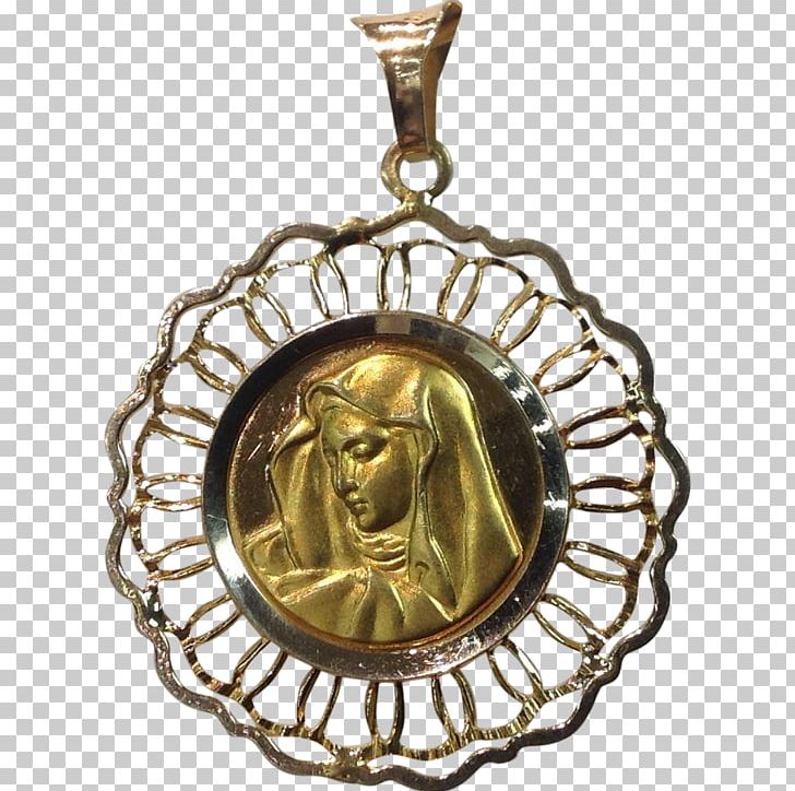 Locket Medal Virgin Mary (Intro) Gold Charms & Pendants PNG, Clipart, 01504, Brass, Bronze, Chain, Charms Pendants Free PNG Download