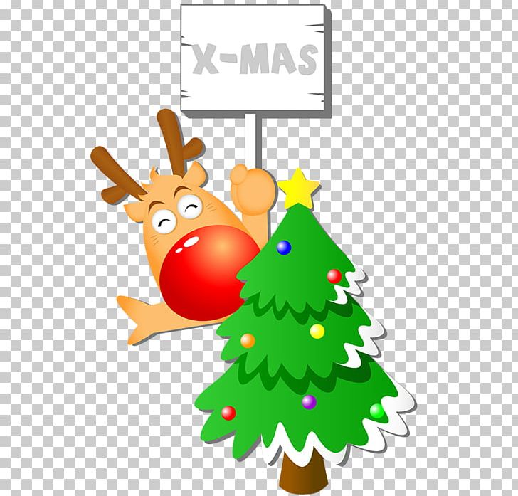 Christmas Tree Reindeer Santa Claus PNG, Clipart,  Free PNG Download