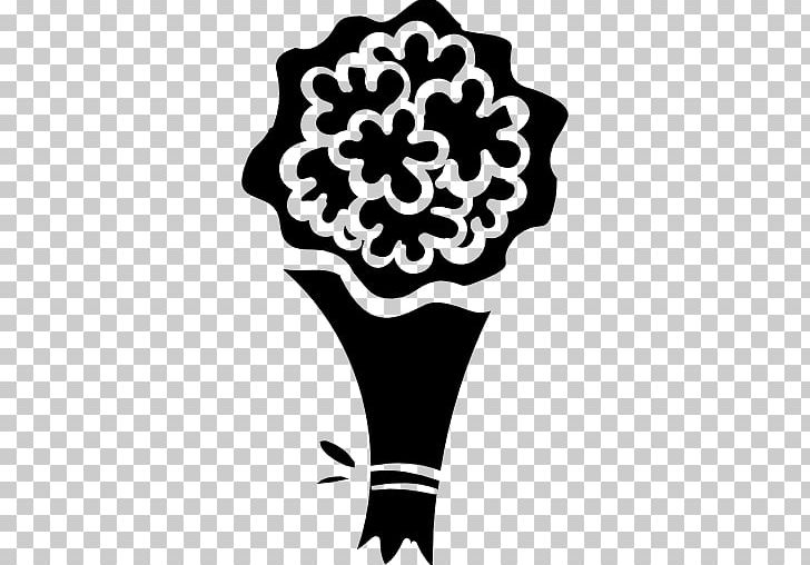 Flower Bouquet Computer Icons PNG, Clipart, Black, Black And White, Computer Icons, Cut Flowers, Floristry Free PNG Download