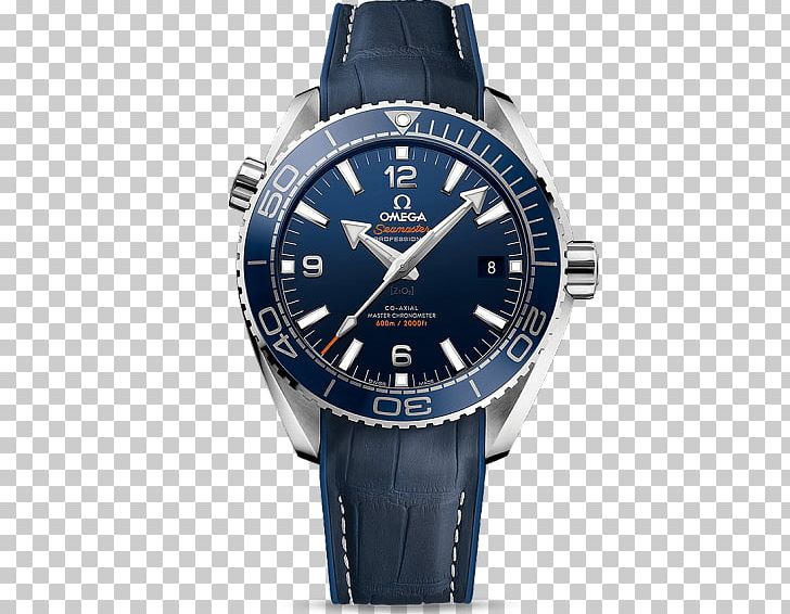 Omega Seamaster Planet Ocean Coaxial Escapement Chronometer Watch PNG, Clipart, Accessories, Blue, Chronometer Watch, Helium Release Valve, Jewellery Free PNG Download