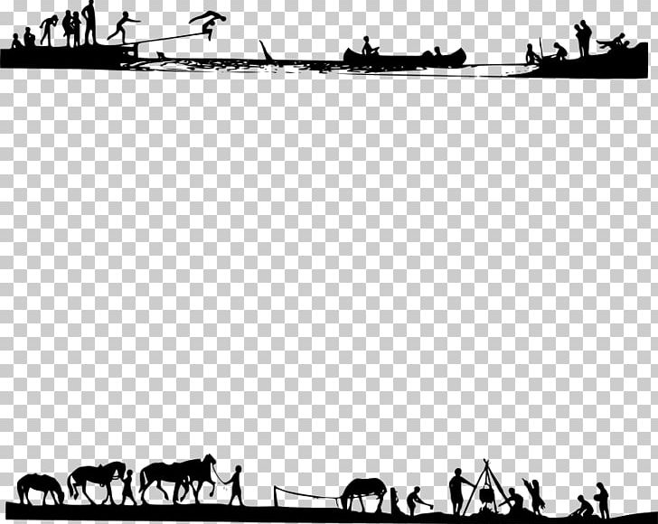 Borders And Frames Camping Campfire Tent PNG, Clipart, Angle, Backpacking, Black, Black And White, Border Free PNG Download