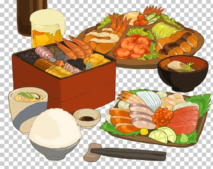 Japanese Cuisine Sushi Sashimi Bento Rice Cake PNG, Clipart, Breakfast, Care, Cartoon, Creative, Creative Illustration Free PNG Download