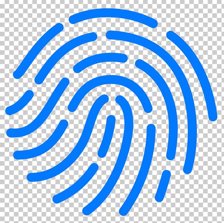 Computer Icons Fingerprint Symbol PNG, Clipart, Area, Blue, Circle, Computer Icons, Electric Blue Free PNG Download