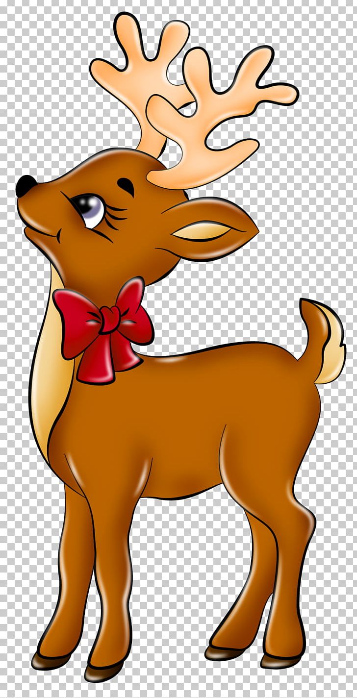 Rudolph The Red Nosed Reindeer Santa Claus Png Clipart