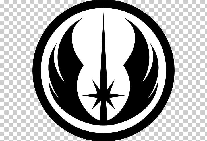 Jedi Star Wars R2-D2 Yavin Logo PNG, Clipart, Black And White, Circle ...