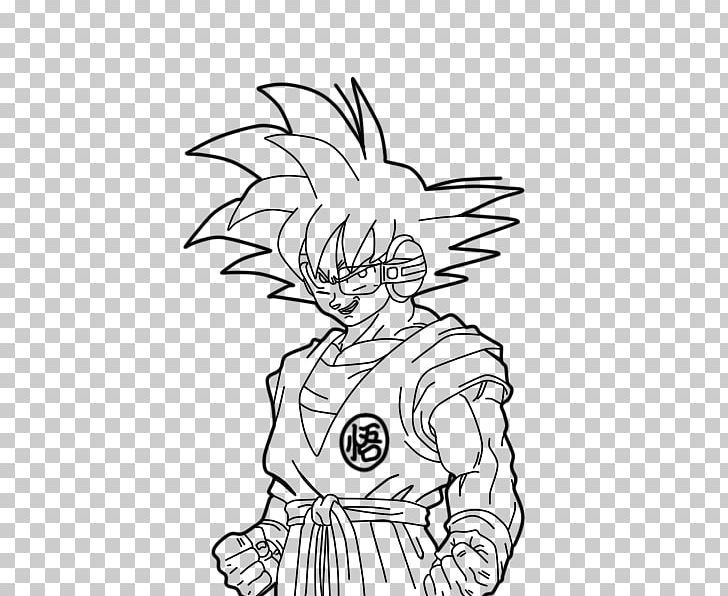 Goku Line Art Vegeta Frieza Drawing PNG, Clipart, Black, Black And White, Captain Ginyu, Cartoon, Coloring Book Free PNG Download