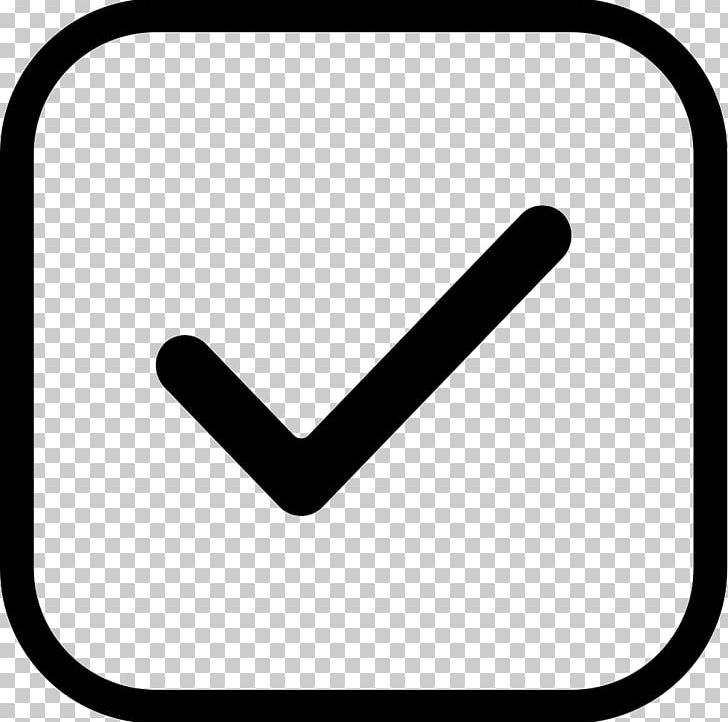 Checkbox Computer Icons PNG, Clipart, Angle, Area, Black And White, Checkbox, Check Mark Free PNG Download