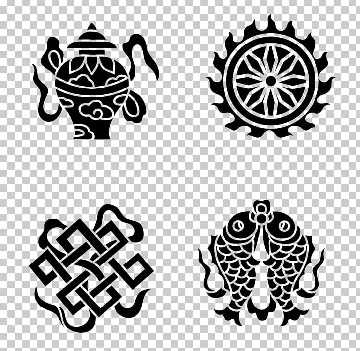 Icon PNG, Clipart, Black And White, Brand, Buddha, Buddhism, Buddhist Tattoo Free PNG Download