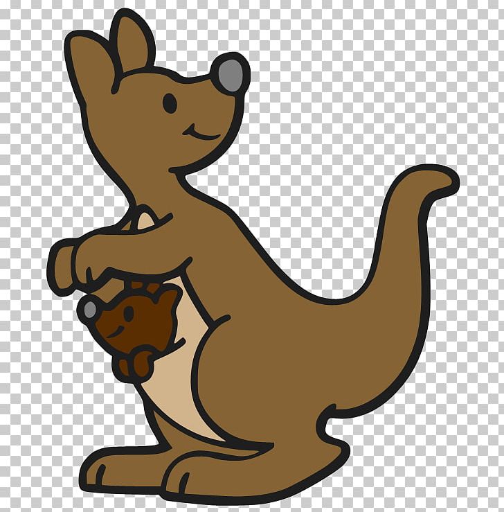 Kangaroo Cartoon Drawing PNG, Clipart, Animals, Art, Carnivoran, Cartoon, Dog Like Mammal Free PNG Download