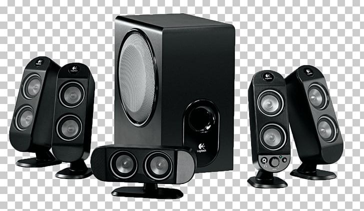 5.1 Surround Sound Logitech X-530 Computer Speakers Loudspeaker Home Theater Systems PNG, Clipart, 51 Surround Sound, Audio Equipment, Computer, Computer Speakers, Electronics Free PNG Download