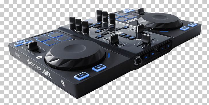 DJ Controller Hercules DJ Control AIR Disc Jockey Audio Mixers Music PNG, Clipart, Air, Audio, Audio Control Surface, Cdj, Controller Free PNG Download