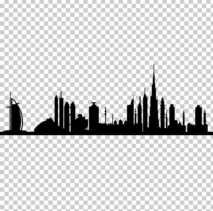 Dubai Cities: Skylines Silhouette PNG, Clipart, Black And White, Cities Skylines, City, Dubai, Dubai Skyline Free PNG Download