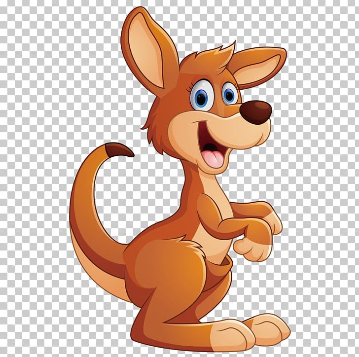 Kangaroo Cartoon Illustration PNG, Clipart, Animal, Animation, Carnivoran, Cat Like Mammal, Dog Like Mammal Free PNG Download