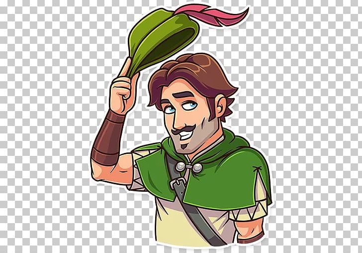 Robin Hood Sticker Telegram PNG, Clipart, Art, Behavior, Building Society, Cartoon, Fiction Free PNG Download