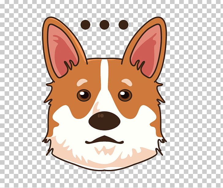 Dog Breed Pembroke Welsh Corgi Puppy Emoji Sticker PNG, Clipart, Animals, Breed, Carnivoran, Corgi Dog, Dog Free PNG Download