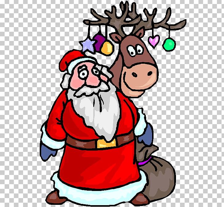 Santa Claus Reindeer Christmas Ornament PNG, Clipart, Art, Artwork, Cartoon, Christmas, Christmas Decoration Free PNG Download