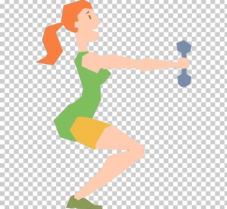 Physical Exercise Fitness Centre Training Dumbbell PNG, Clipart, Arm, Burning, Cartoon, Exercise, Fashion Girl Free PNG Download