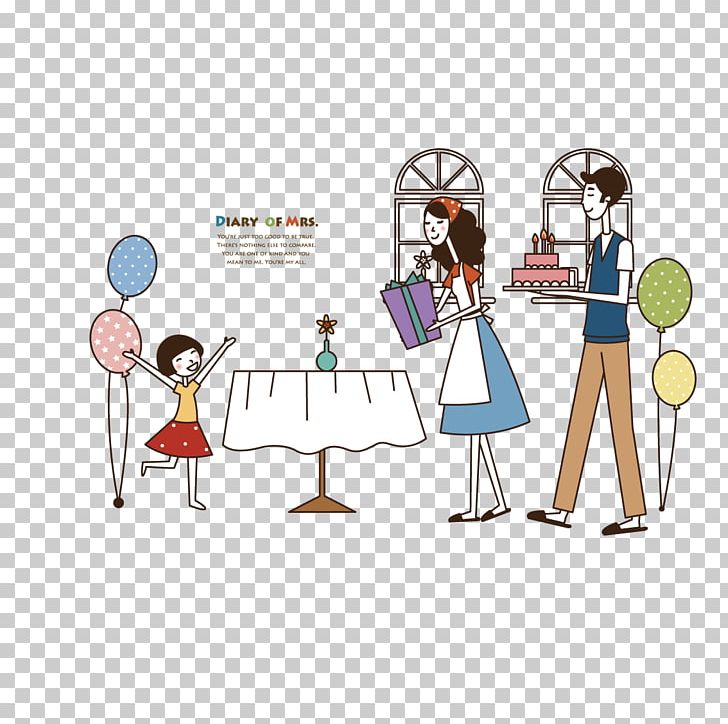 Birthday Child Parent Daughter PNG, Clipart, Art, Birthday Cake, Birthday Card, Birthday Invitation, Cartoon Free PNG Download