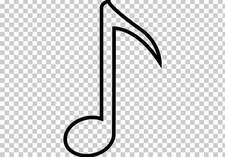 Musical Note Eighth Note PNG, Clipart, Angle, Area, Black And White, Computer Icons, Download Free PNG Download