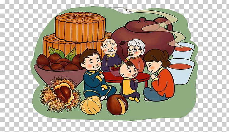 Mid-Autumn Festival Illustration PNG, Clipart, Art, Autumn, Autumn Background, Autumn Leaf, Big Picture Free PNG Download